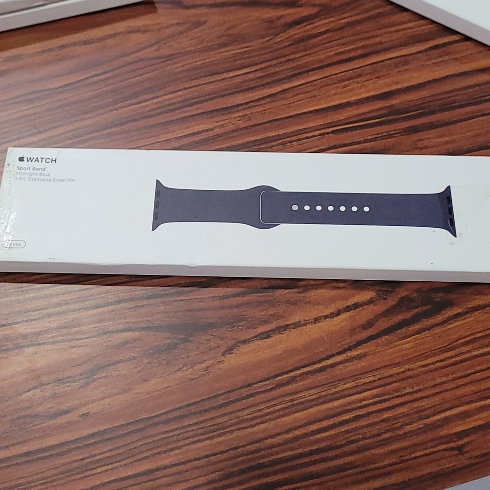 Apple sports watch band  midnight blue 38mm